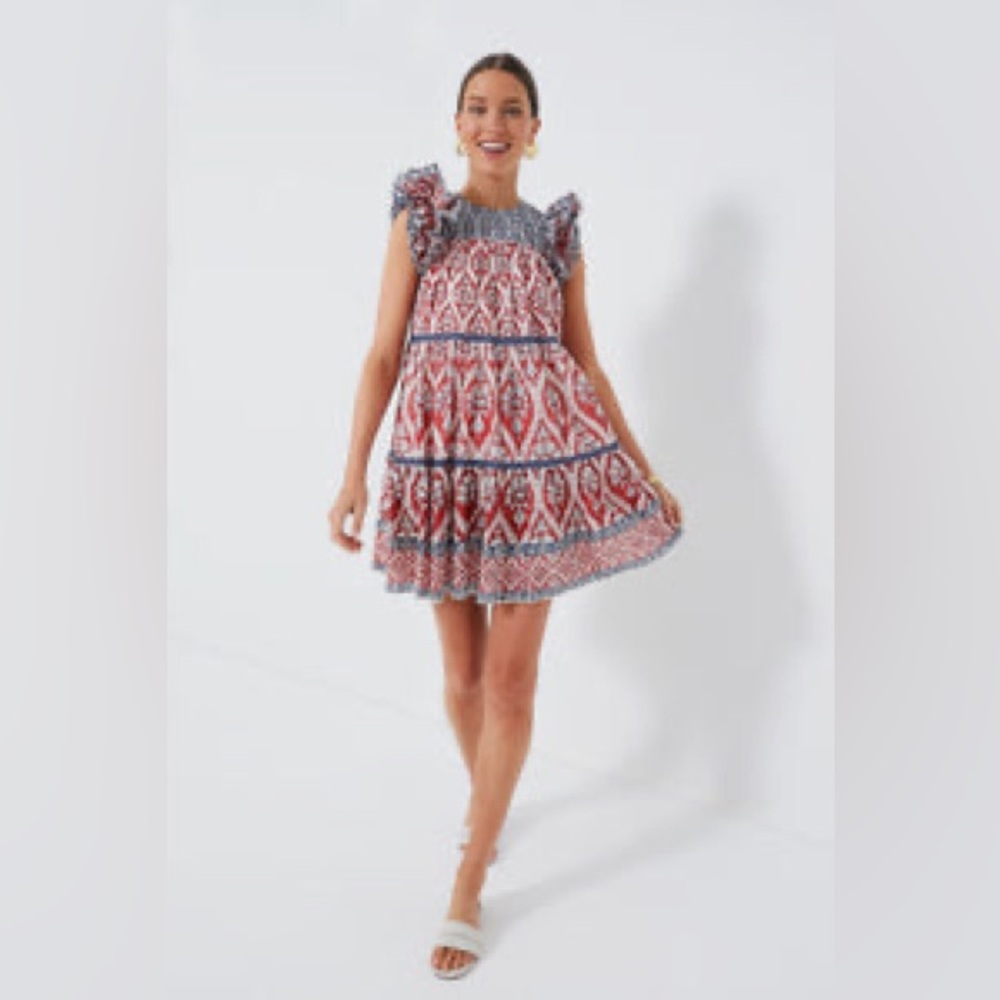 NWT Tuckernuck Ash Eden Dress Womens Small Olga Mini LARGE